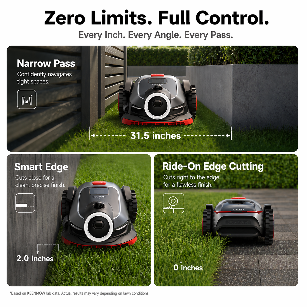 KEENMOW K1 Cortacésped robótico
