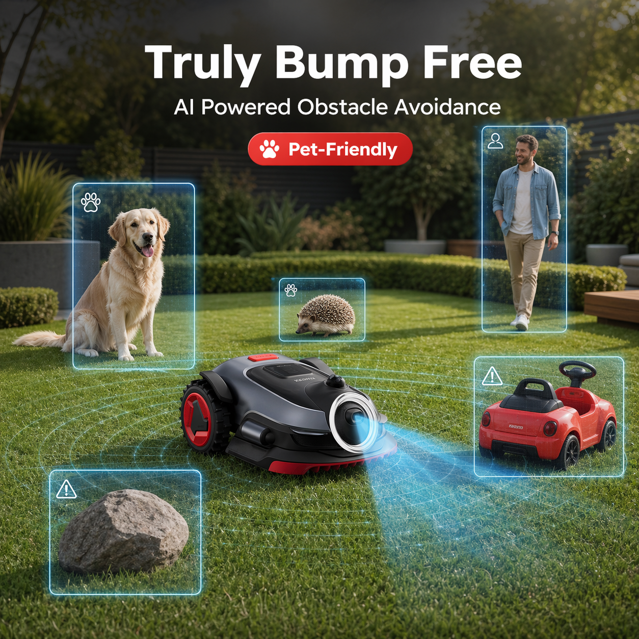KEENMOW K1 Cortacésped robótico